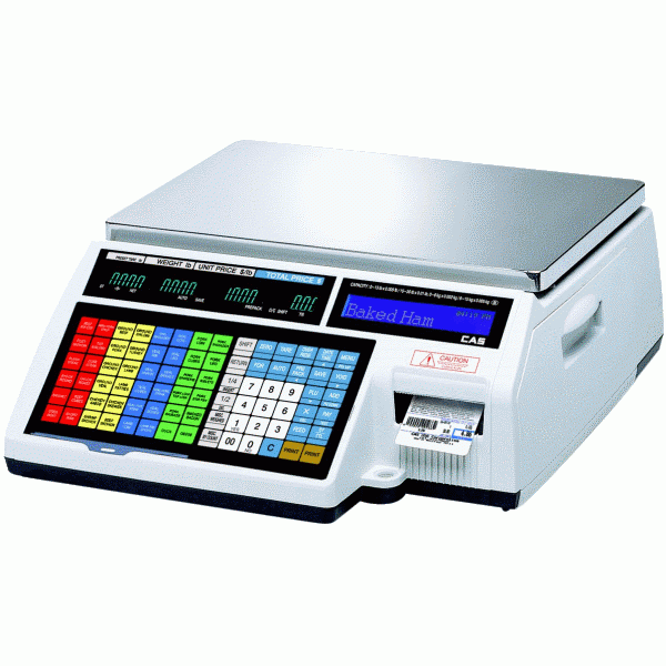 CAS CL5500B VFD Label Printing Scale